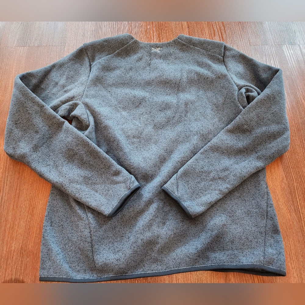 Arc'teryx Covert Navy Long Sleeve Sweater with Pocket Knit Fleece - Picture 4 of 5